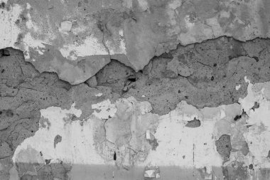 çatlak duvar dokusu, patlamış sıva, beton duvar