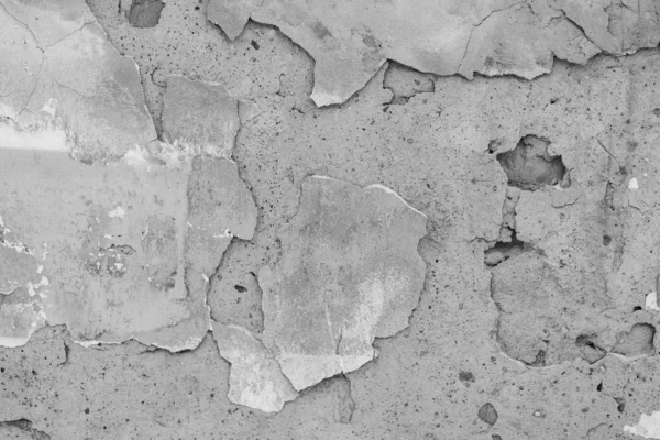 Cracked Wall Texture Burst Plaster Concrete Wall — Stock Photo, Image