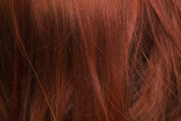 Rosso Dorato Texture Dei Capelli Sfondo — Foto Stock