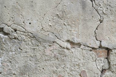 beton duvar dokusu, çatlaklar ile yırtık sıva, tasarımcılar için arka plan