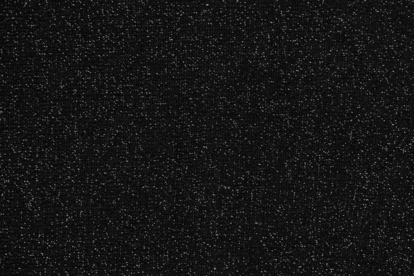 Black Cotton Fabric Textile Material White Spots Designers Background Texture — Stock Photo, Image