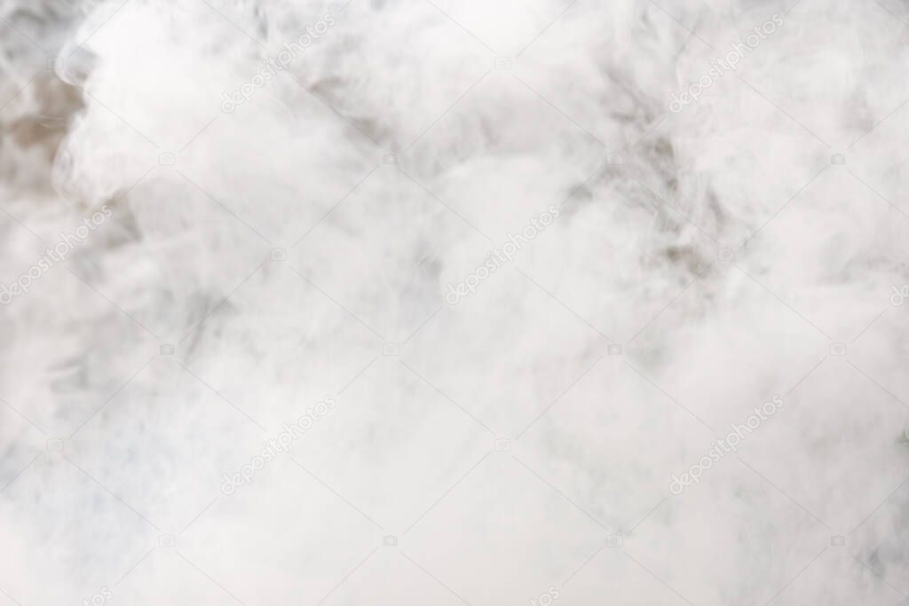 White Dense Smoke Background Texture