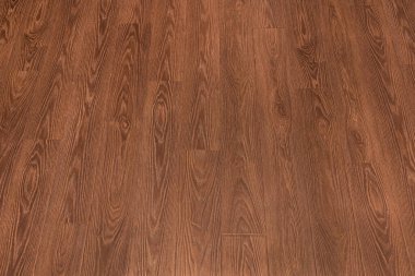 Doğal koyu kahverengi ahşap yüzey zemin dokusu. cilalanmış parke.