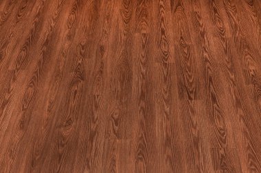 Doğal koyu kahverengi ahşap yüzey zemin dokusu. cilalanmış parke.