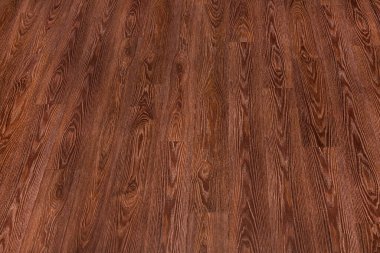 Doğal koyu kahverengi ahşap yüzey zemin dokusu. cilalanmış parke.