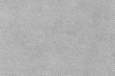 Örgü yün kumaş arka planının beyaz doğal dokusu. Beyaz pamuk kumaş, örülmüş tuval dokusu