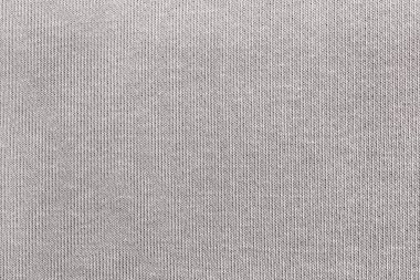 Örgü yün kumaş arka planının beyaz doğal dokusu. Beyaz pamuk kumaş, örülmüş tuval dokusu