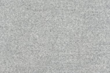 Örgü yün kumaş arka planının beyaz doğal dokusu. Beyaz pamuk kumaş, örülmüş tuval dokusu