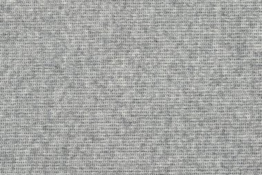 Örgü yün kumaş arka planının beyaz doğal dokusu. Beyaz pamuk kumaş, örülmüş tuval dokusu