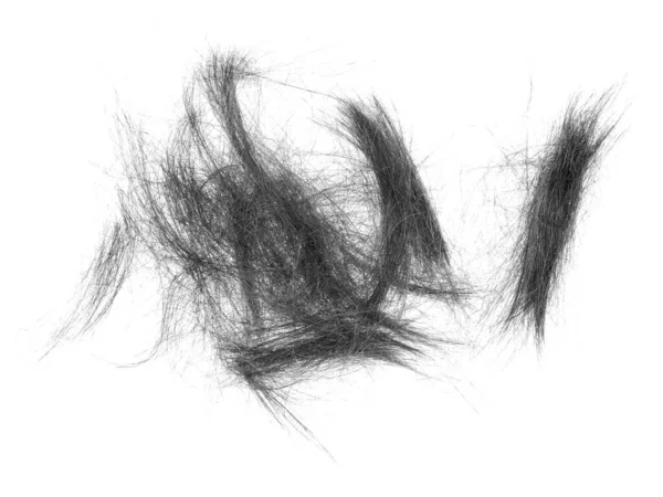 Beyaz arka planda saç tokası izole edilmiş. kabarık saç yakın plan.