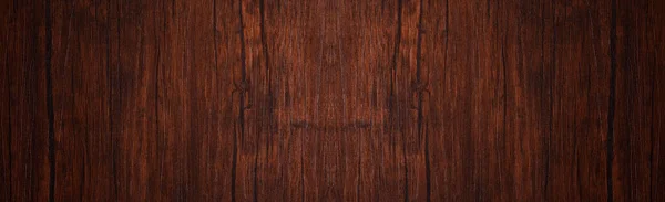 Seamless Dark Brown Wooden Board Texture Background Vignette — Stock Photo, Image