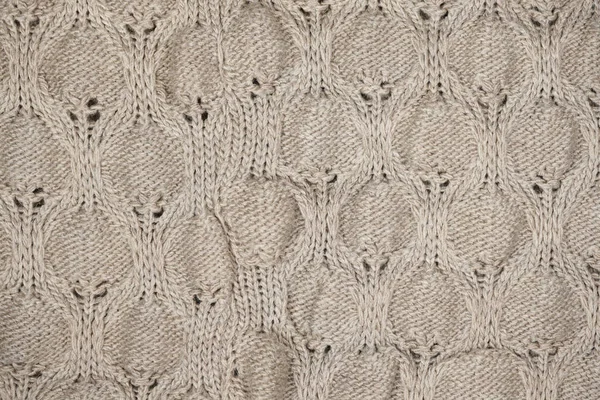 Textura Natural Blanca Del Fondo Material Textil Lana Punto Textura —  Fotos de Stock