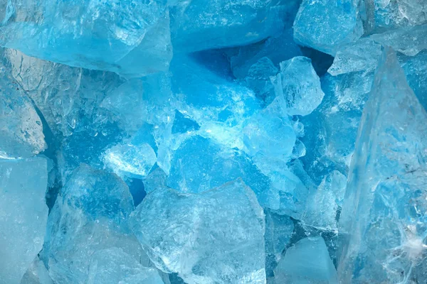 Pieces Crushed Blue Ice Glass Cracks Background Texture Close Frozen Royalty Free Stock Photos