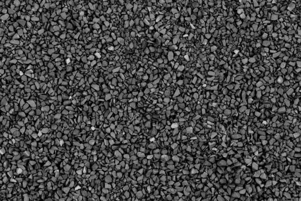 Черный Серый Небольшие Дробленые Камни Фон Текстуры — стоковое фото