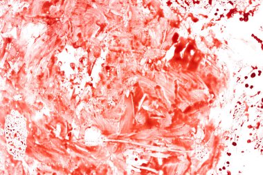 Beyaz arka planda kırmızı kan damlaları