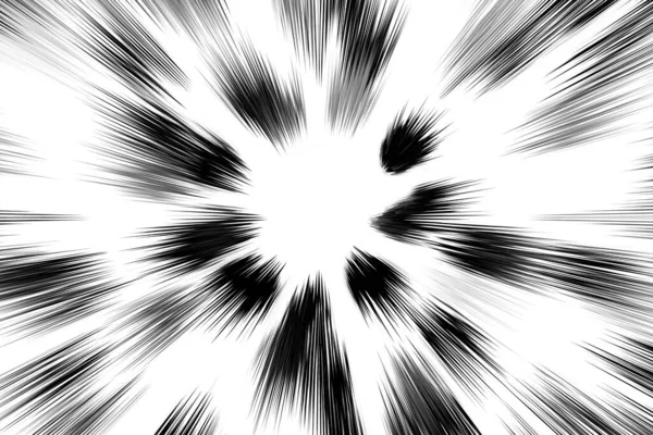 Bokeh Svarta Linjer Vit Bakgrund Abstrakt Blixt Ljusets Hastighet Rörelse — Stockfoto