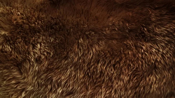 Bruine Wol Textuur Achtergrond Donkere Natuurlijke Schapenwol Zwart Naadloos Katoen — Stockfoto