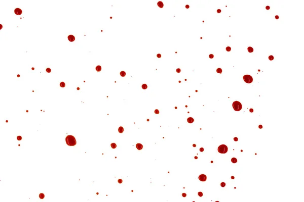 Red Blood Splattered White Background Texture — Stock Photo, Image