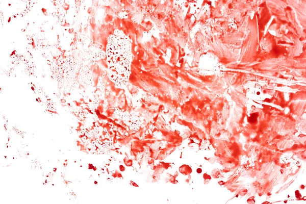 Червоні Плями Крові Падають Білому Тлі — стокове фото