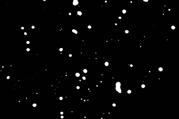 Белые Абстрактные Пятна Черном Фоне Текстура Иллюстрация — стоковое фото