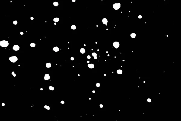 黒の背景 イラストの白い抽象的なスポット — ストック写真