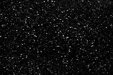 Siyah zemin üzerinde kaotik beyaz boke, ışık lekeleri dokusu, soyutlama, düşen kar, yıldız gökyüzü, parlak ışık dokusu parlaklığı