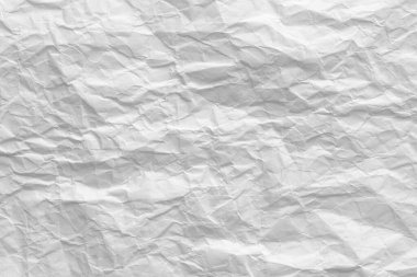 Buruşmuş beyaz kağıt arkaplan dokusu