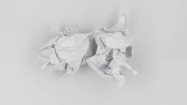 Buruşmuş beyaz kağıt arkaplan dokusu