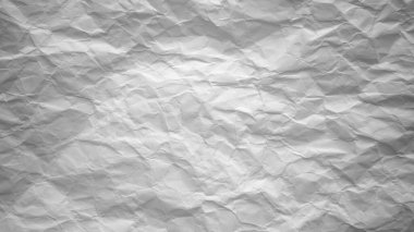 Buruşmuş beyaz kağıt arkaplan dokusu