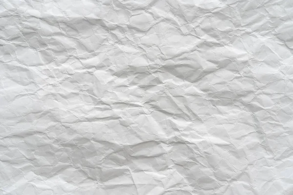 Crumpled white paper background texture