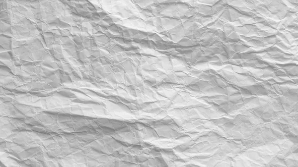 Gyűrött Fehér Papír Háttér Textúra — Stock Fotó