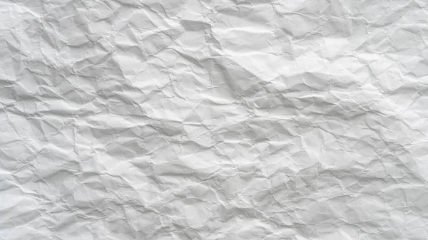 Papel Branco Enrugado Textura Fundo — Fotografia de Stock