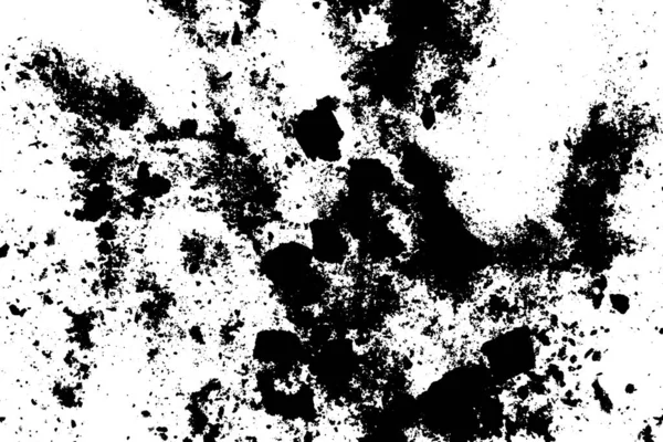 Zwart Wit Chaotische Vlekken Textuur Achtergrond — Stockfoto