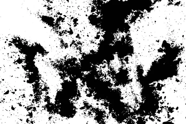 黒白の混沌としたスポットテクスチャの背景 — ストック写真