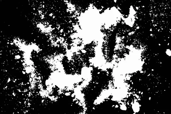 Czarny Biały Chaotyczne Plamy Tekstury Tło — Zdjęcie stockowe