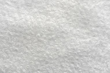 Hava kabarcığı film dokusu arka planı. Polietilen köpük
