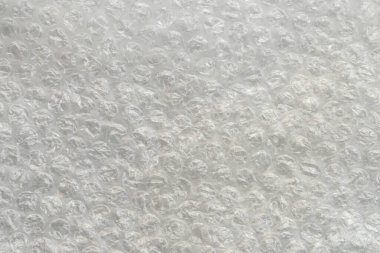 Hava kabarcığı film dokusu arka planı. Polietilen köpük