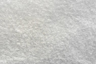 Hava kabarcığı film dokusu arka planı. Polietilen köpük