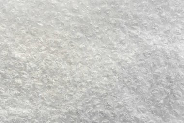 Hava kabarcığı film dokusu arka planı. Polietilen köpük