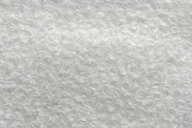 Hava kabarcığı film dokusu arka planı. Polietilen köpük