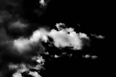 Siyah ve beyaz fırtına dramatik bulut arkaplan dokusu