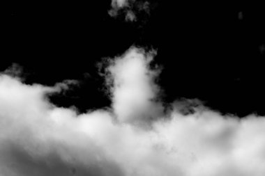 Siyah ve beyaz fırtına dramatik bulut arkaplan dokusu