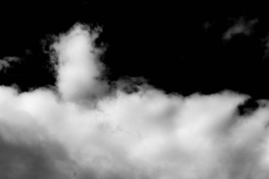 Siyah ve beyaz fırtına dramatik bulut arkaplan dokusu