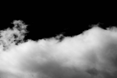 Siyah ve beyaz fırtına dramatik bulut arkaplan dokusu