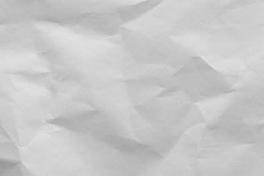 Buruşmuş beyaz kağıt arkaplan dokusu