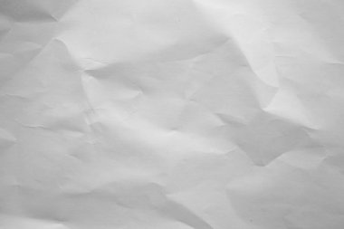 Buruşmuş beyaz kağıt arkaplan dokusu