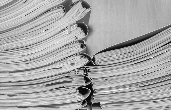 Paper Documents Stacked Archive Documents Shelves Archive Room Office Shelves — Stock Photo, Image
