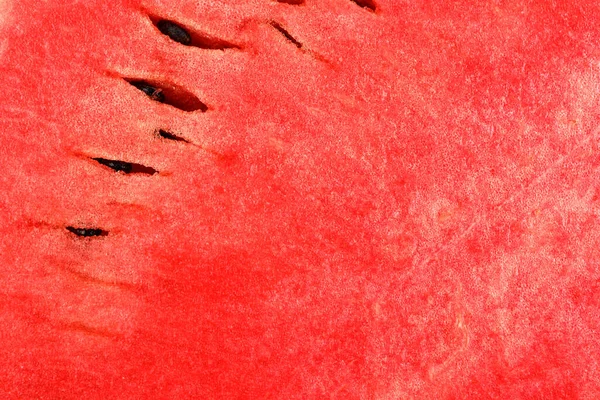 Kousek Zralého Červeného Melounu Izolátu Bílém Pozadí — Stock fotografie