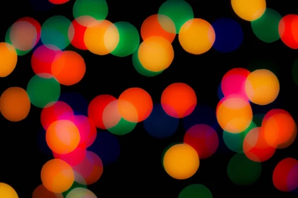 Astratto Colorato Sfocato Facula Circolare Luce Colore Sfocata Bokeh Può — Foto Stock