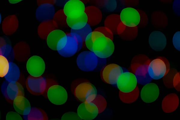 Facula Circulaire Déconcentrée Colorée Abstraite Lumière Couleur Floue Bokeh Peut — Photo